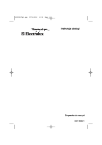 Para ver o documento Electrolux ESF63021 Manual do Utilizador